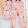 bộ ngủ pijama nữ tay ngắn h234