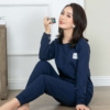 Bộ đồ mặc nhà C046 cotton tay dài quần dài
