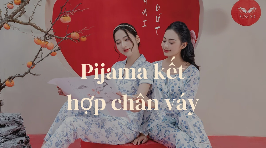 4 cách diện đồ bộ mặc nhà pijama đi làm lịch sự cực xinh